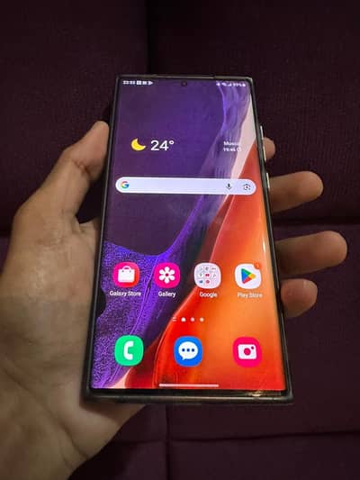 samsung note 20 ultra .  .  12/256 side dot