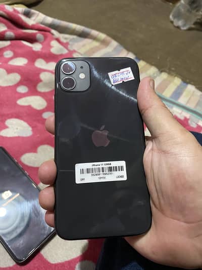 iphon 11 non active 128 g. battry health 100 water pack