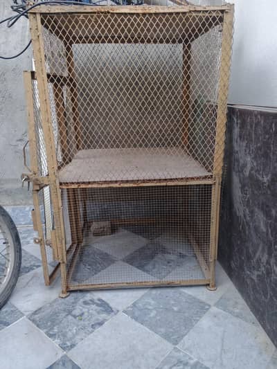 Two Metallic Multi-Purpose Cages for Sale