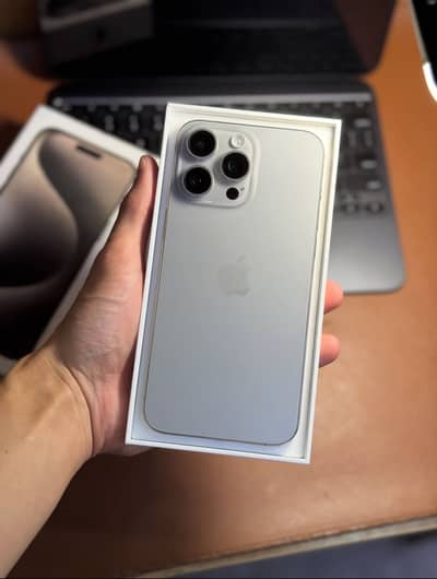 iphone 15 pro max 512Gb Factory Non PTA 98% BH Natural 11 12 13 14 16