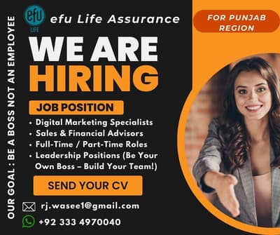 Full Time Job | Part Time Job | We Are Hiring Staff for Lahore