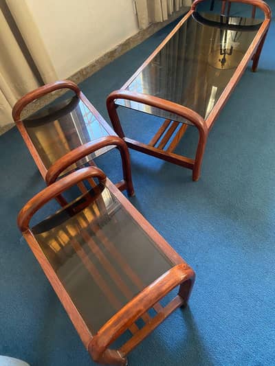 one center table two side table