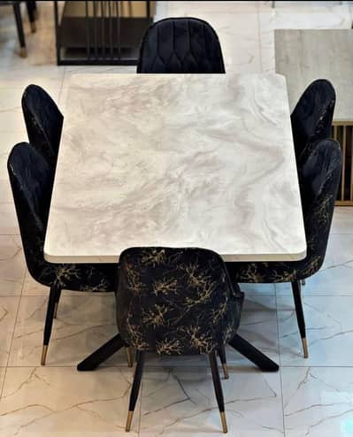 Dining Table//6 Chairs 4 Chairs & 8 Chairs Dining//Solid Wooden Dining