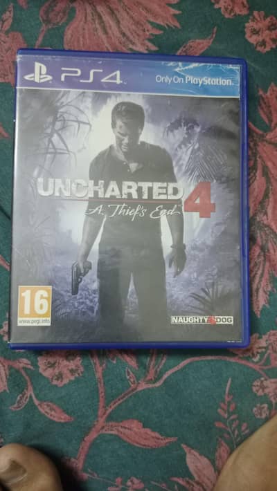 UNCHARTED 4 PS4 CD