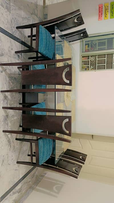 Dining Table set with 6 Chairs– Like New for sale