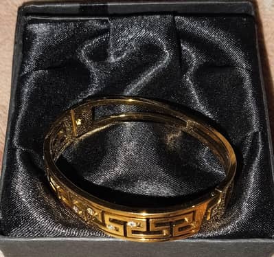 gold plated bangles and bracelates