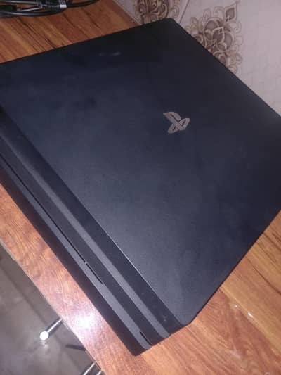 Ps4 pro with one controller.