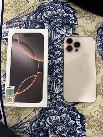 iPhone 16 pro max 256 gb PTA approved