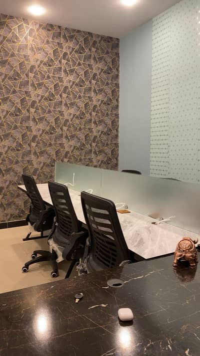 8 seater office center table