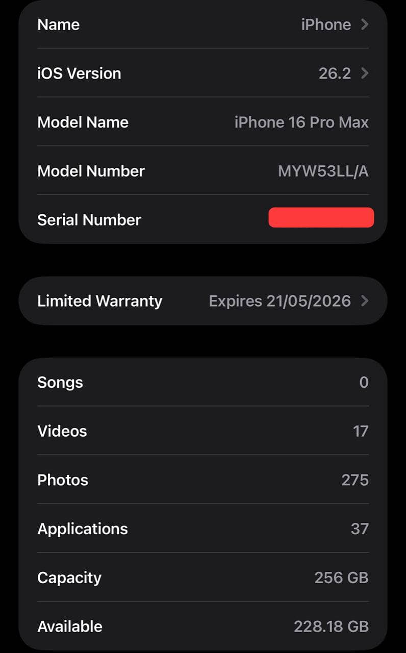 IPhone 16pro Max 3
