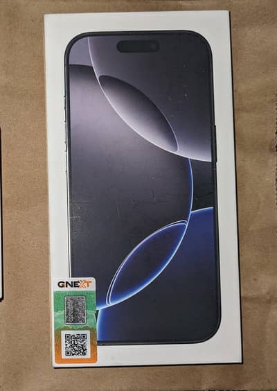 Iphone 16 Pro 256 GB Black Official PTA