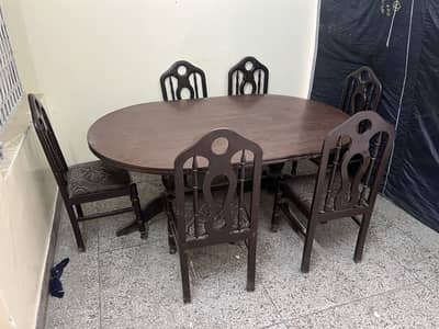 Dining table with chairs
