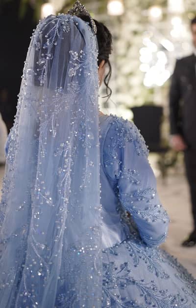 ball gown frock designer dress for walima event