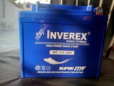 inverex battery 12 volt  lead acid , box pack