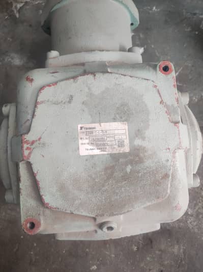 used 15 HP   3 Phase motor  with 30 HP  3 to 1 ratio Gear for sale