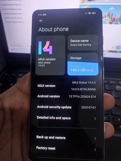 Redmi K40 Gaming 8/256