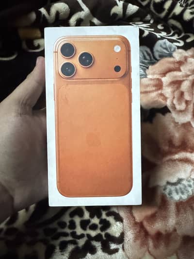 Iphone 17 pro max 256gb orange box pack japan model