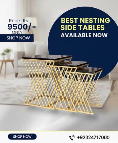 shoes racks / center table / nesting table