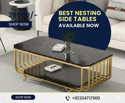 shoes racks / center table / nesting table