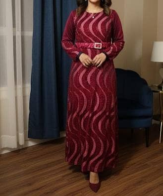 maroon maxi
