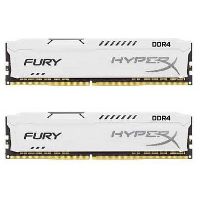 HyperX FURY DDR4 Memory - White - 2400MHz  03064561110