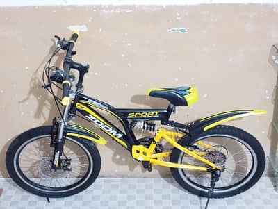 imported Cycle For Kids 20  inches with gares and disk brakes and shoc