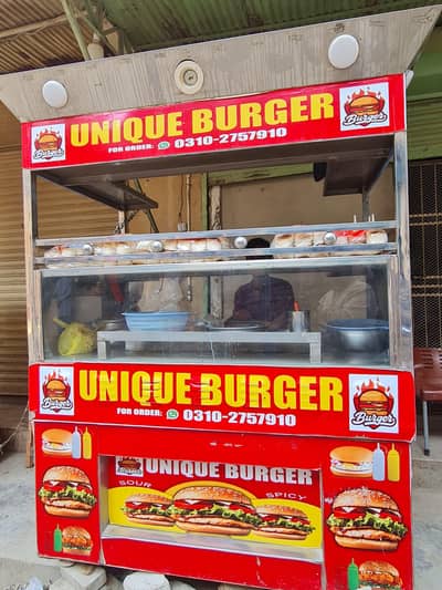 Burger stall