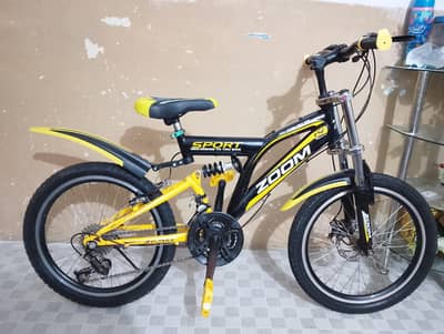 Imported Cycle For Kids 20 inches with gares and disk brakes and shoc