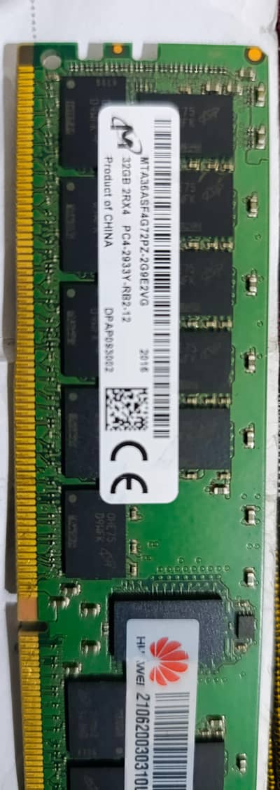 32GB DDR4 ECC Server RAM (Micron)