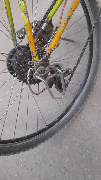 Morgan bycycle with gear changer