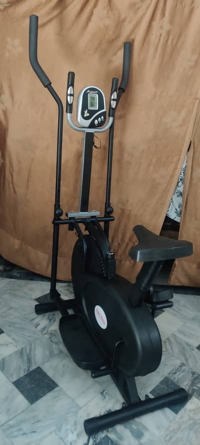 Elliptical cycle 0316) 1736/128 air bike exercise cycle