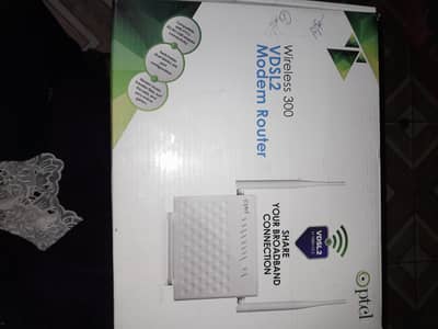 ptcl modem new condtion few tim use aftr febr modem use