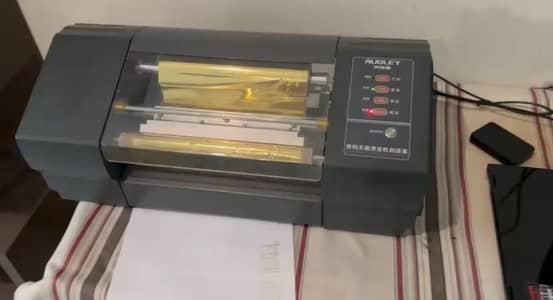 Audley ADL‑330C Hot Foil / Gold Stamping Printer — open box