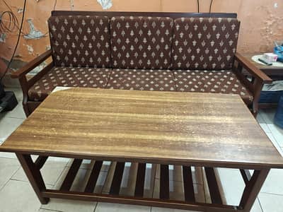 Sofa set I 5 seater sofa + 3 seater sethi and 1 big and 1 short table