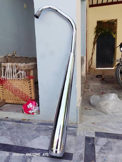 cg 125 silencer just 7 days used ahl-2 good condition