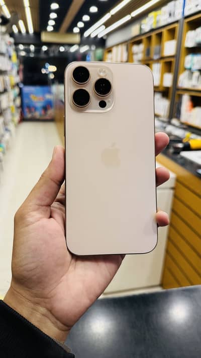 IPhone 16 Pro Max 256gb Battery 100% PTA Approved Complete Box