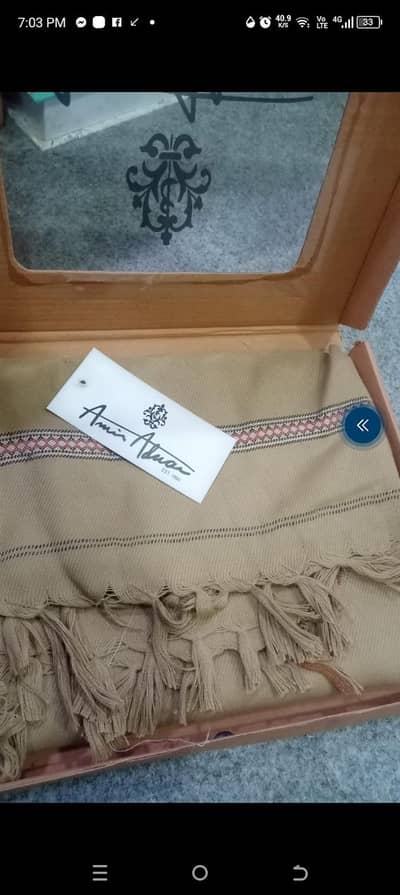 AMIR ADNAN FIRST COPY SHAWLS WITH BOX AND BAG