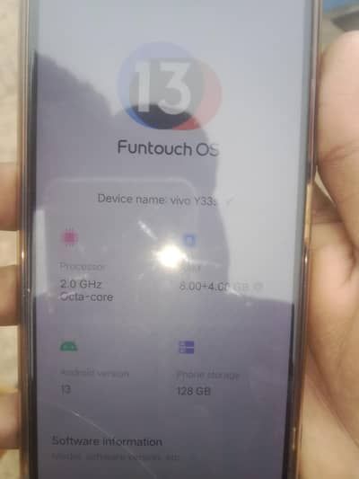 vivoy33s 8 128 10/10 condition box NAHI hi charger hi all ok hi