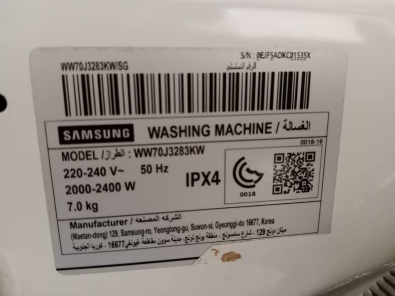 automatic washing machine 3