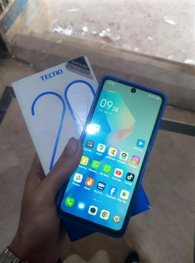 Tecno camon 20 pta approves ok box hai RM 8+8 GB256 only panel