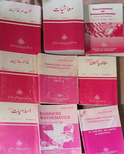 ALLAMA IQBAL OPEN UNIVERSITY BOOKS