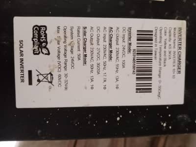 3KVA inverter with 04×450watt solar panels