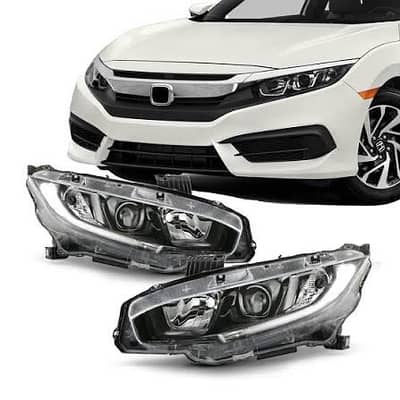 Honda civic front 2018 end model original lights pair