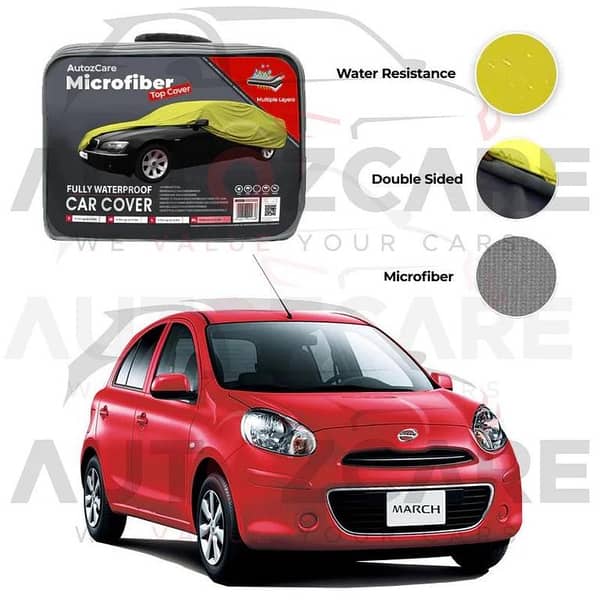Nissan March Microfiber Car Top Cover - Model 2002-2010