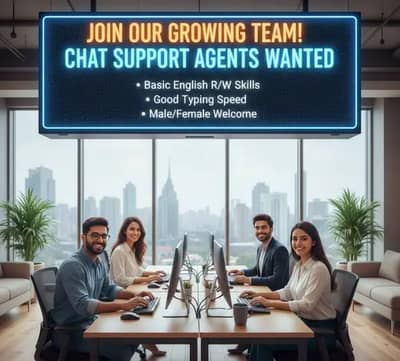 Customer Support Agent Need For Our Company