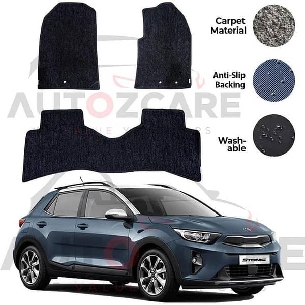 Kia Stonic Genuine Fitting Carpet Floor Mat 3PCS - Model 2021-2025