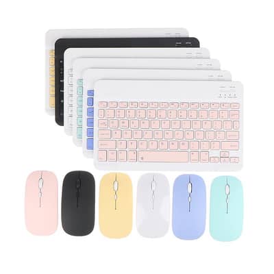 Bluetooth keyboard and mouse set for mobile, tablets,