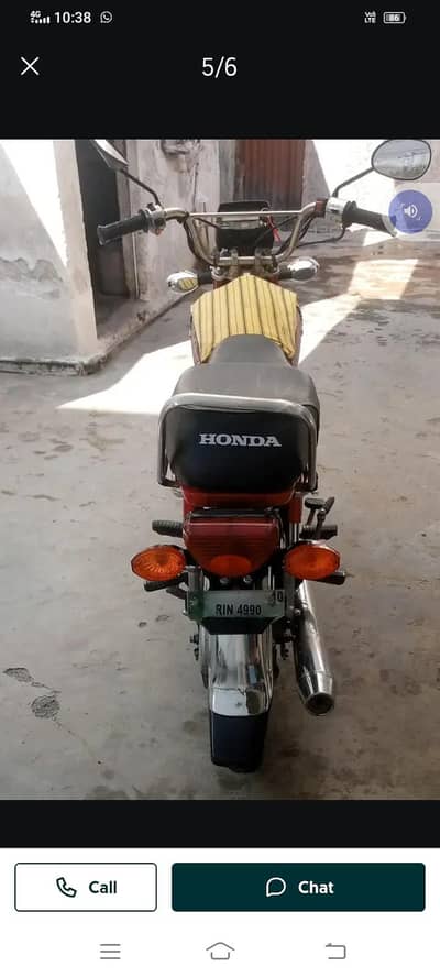 Honda CD 70 bike Rawalpindi ka number 2010 model 03*29*20*79*03*2