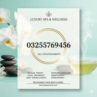 Spa,Services- Spa Center & Saloon - Spa Therapy Available
