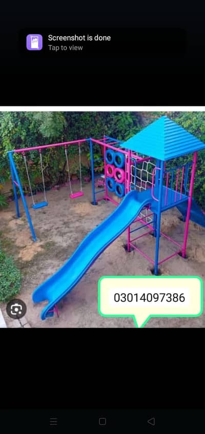 outdoor swings / jhula / iron swings / kids slides